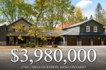$3,980,000 - Truly Timeless Napier Simpson Designed Home - 12980 7th Concession, King, Ontario