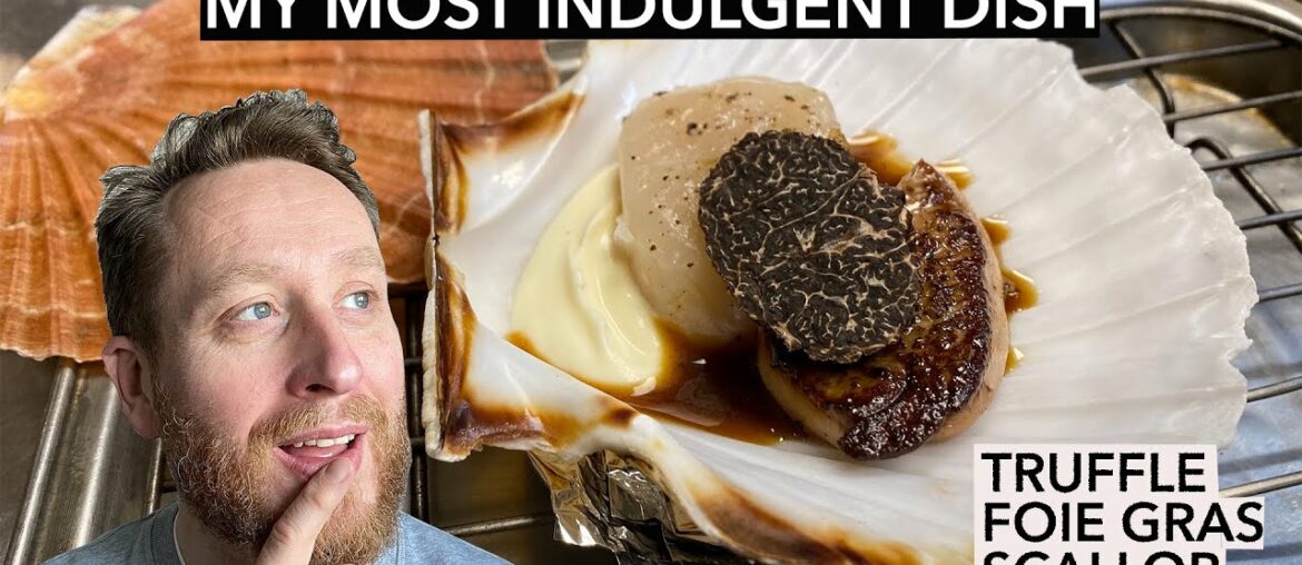 Can it get anymore French? Scallops, Foie Gras & Truffle fr Greg Marchand's Frenchie | Food Busker