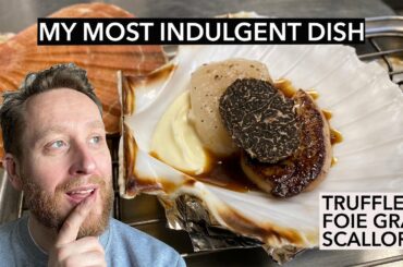 Can it get anymore French? Scallops, Foie Gras & Truffle fr Greg Marchand's Frenchie | Food Busker