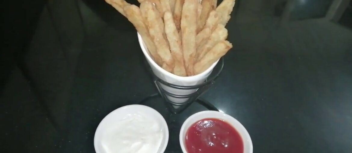 French Fries Recipe - How To Make Perfectly Crispy Garlic French Fries At Home