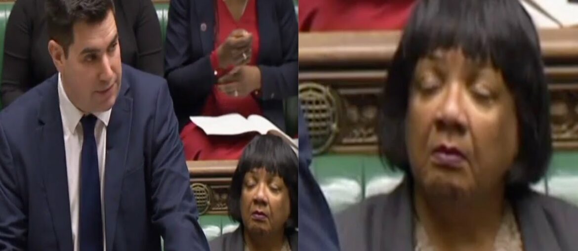 Labour's Diane Abbott MOCKED as she appears to fall asleep during Labour statement: Are you tired? Labour's Diane Abbott MOCKED as she appears to fall asleep during Labour statement: Are you tired?