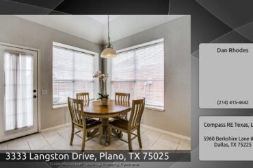 3333 Langston Drive, Plano, TX 75025