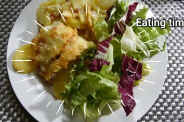 Tartiflette recipe, French-style cheesy potato bake tartiflette recepie