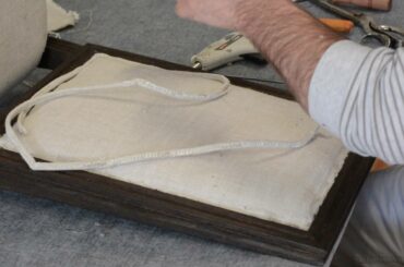 How to Upholster: Outside Back of a Dining Room Chair (PART 2)