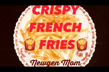French Fries Recipe-Homemade Crispy French Fries Recipe