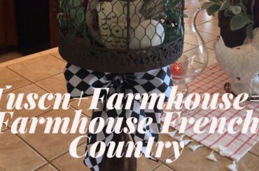 LOOK Tuscan+FarmHouse=Farmhouse  French Country! SO Cute!