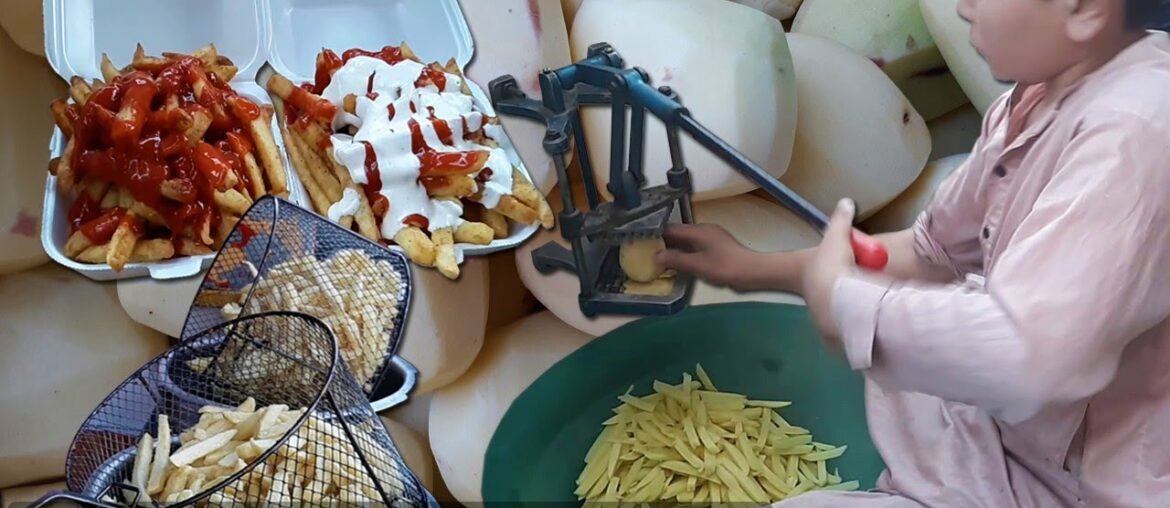 12 Year Old Selling French Fries | How to Make Crispy French Fries | McDonald's Style Fries