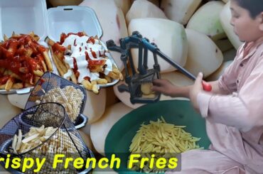 12 Year Old Selling French Fries | How to Make Crispy French Fries | McDonald's Style Fries