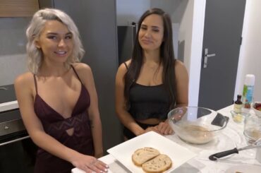 Making French Toast In Lingerie  Wicked Weasel Lingerie Try On Haul