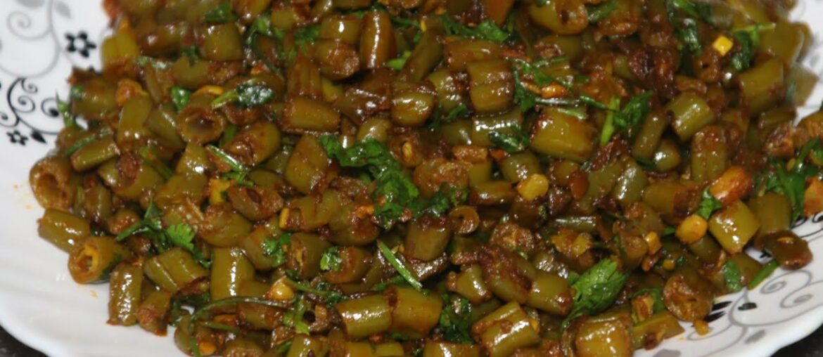 बीन्स की सूखी सब्जी | Beans ki Sukhi Sabji | फ्रेंच बीन्स की सूखी सब्जी | French Beans Dry Curry