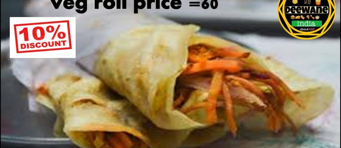 Veg Rolls French fries restaurant At Just 60Rs only
