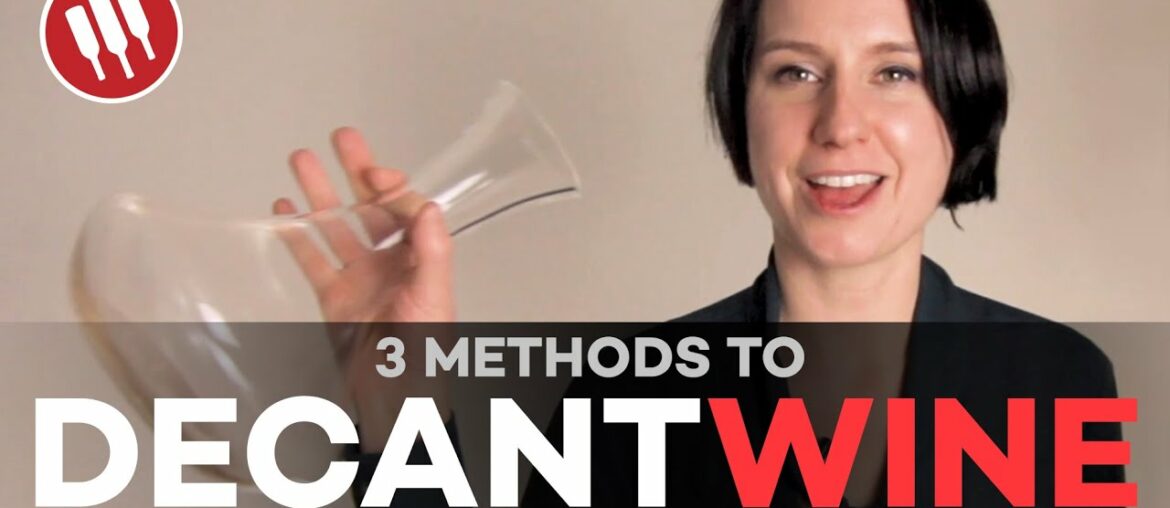 3 Ways To Decant Wine (Hyper Decanter oh no!)