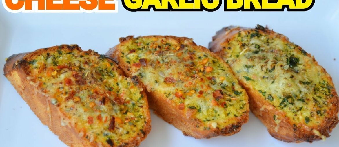 Cheese Garlic Bread Original Restaurant Recipe by (YES I CAN COOK)