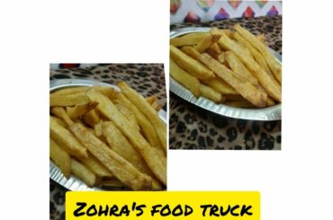 Restaurant style crispy french fries 😋-|quick recipe-| french fries-|zohra's food truck-|