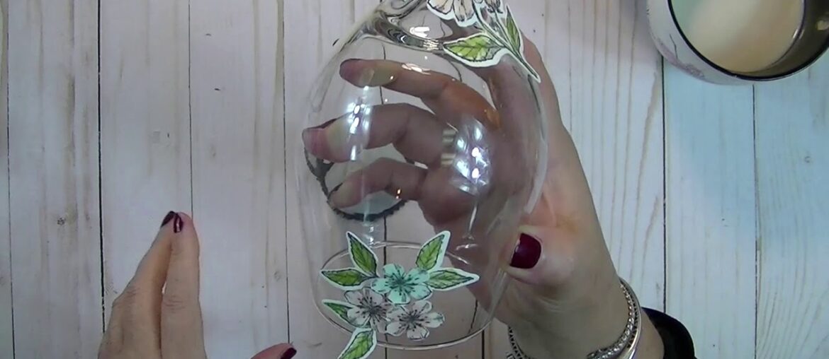 Ep. 654 ~ Eiffel Tower Wine Glass | Parisian Blossoms Ep. 654 ~ Eiffel Tower Wine Glass | Parisian Blossoms