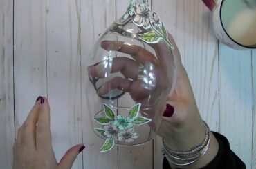 Ep. 654 ~ Eiffel Tower Wine Glass | Parisian Blossoms