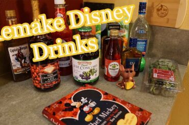 We share some Disney drink recipes and rate them too!