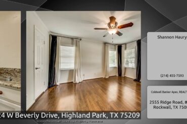 4624 W Beverly Drive, Highland Park, TX 75209