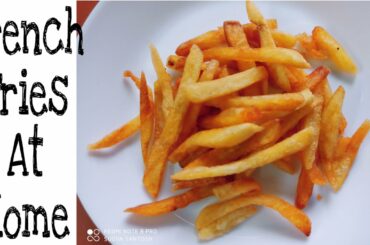 How to make French Fries at home/ Perfect French fries recipe in telugu