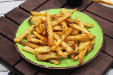 Crispy and Spicy French Fries Recipe/Seasoned French Fries