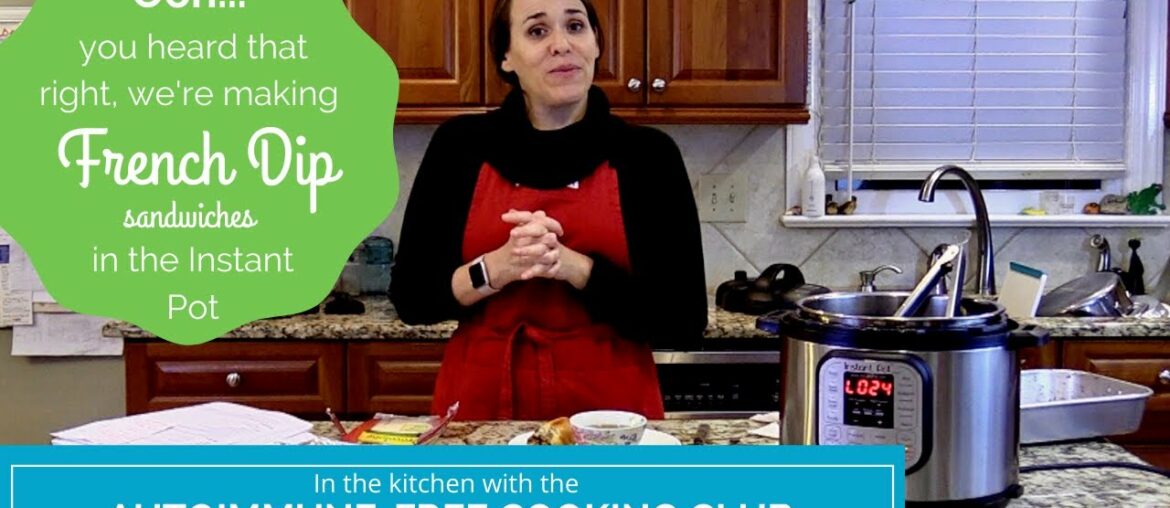 Instant Pot: French Dip Sandwiches (Paleo, Keto)