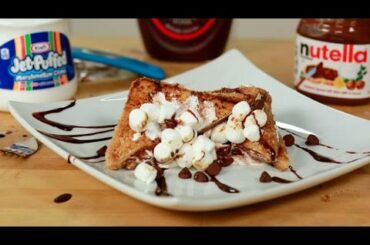 Nutella S'mores French Toast: Breakfast Just Got S'more Better