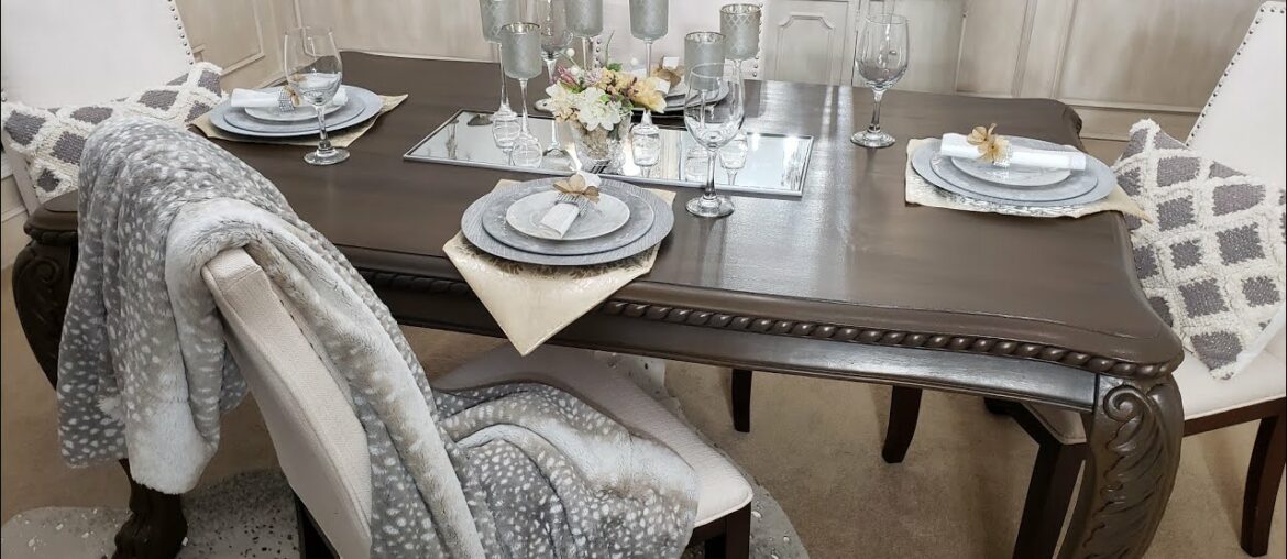 2020 DOLLAR TREE DIY TABLESCAPE/BUDGET FRIENDLY DINING DECORATING IDEAS