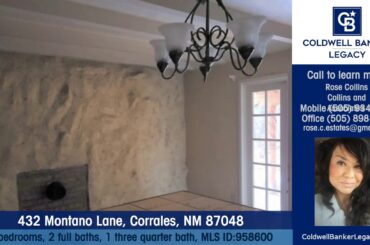 Homes for sale 432 Montano Lane Corrales NM 87048 Coldwell Banker Legacy