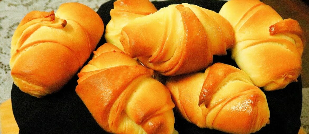 Croissant Without Oven / French pastry / Butter croissant recipe without oven / Puff pastry recipe