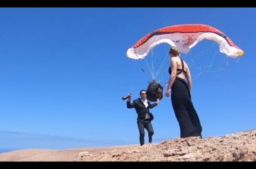 Parapente et Châteauneuf du Pape, Xavier Vignon, Le Pape au Chili