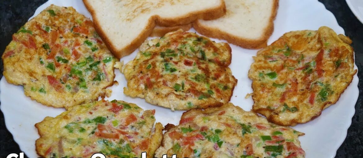 Vegetable Cheese Omelette | Breakfast Recipe | Healthy & Tasty
