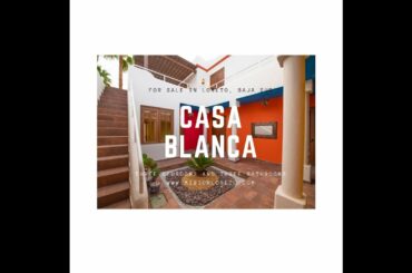 House For Sale in Loreto Bay, Baja California.  Casa Blanca is a beautiful 3bed/3bath home in Loreto