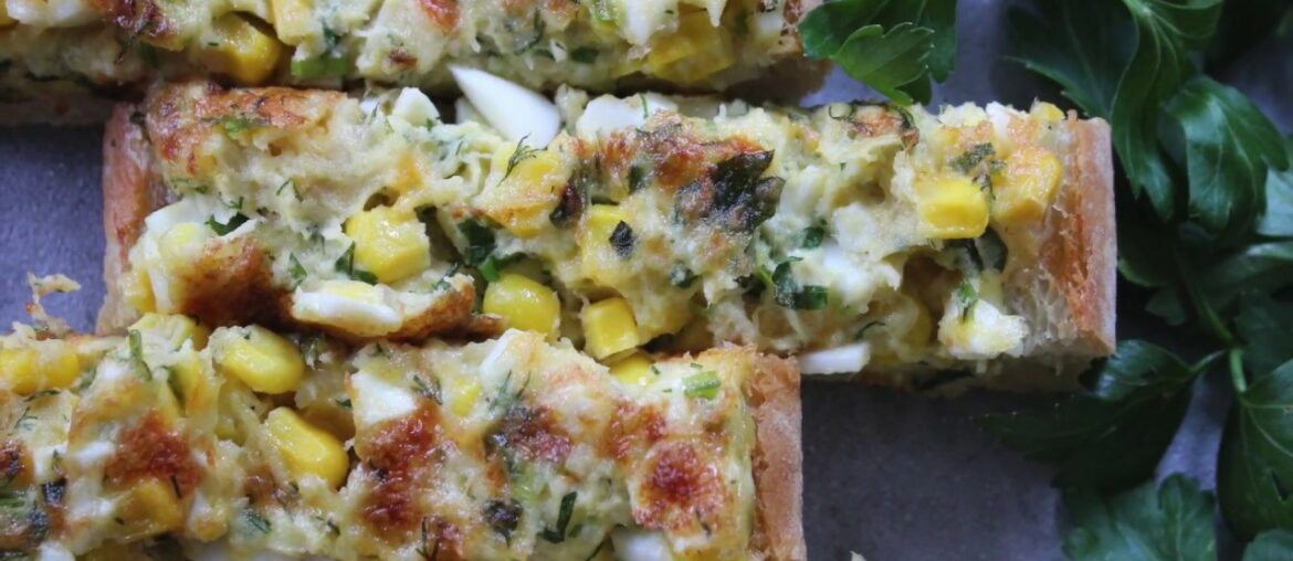 Baked French Bread with Chicken Spread - Simply Divine Recipes