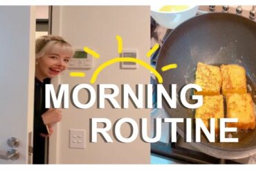 Weekend Breakfast Routine | How to make French Toast [International couple]