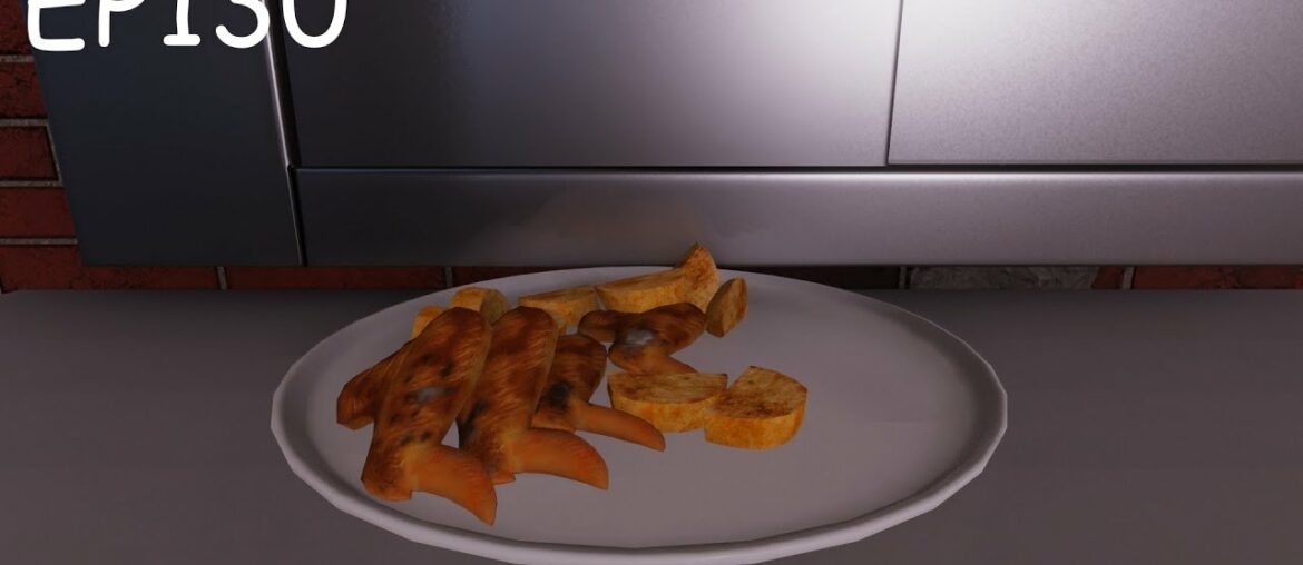 Cooking Simulator EP130: B110 - [5-Stars] (DLC) Grilled Buffalo Wings with French Fries