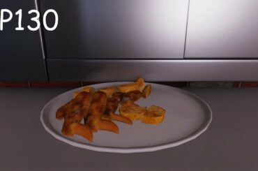 Cooking Simulator EP130: B110 - [5-Stars] (DLC) Grilled Buffalo Wings with French Fries