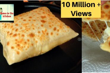 Cheese Paratha Recipe - Cheese Stuffed Paratha - Vegetarian Recipe by (HUMA IN THE KITCHEN)