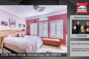 2438 PING Drive, Henderson, NV 89074