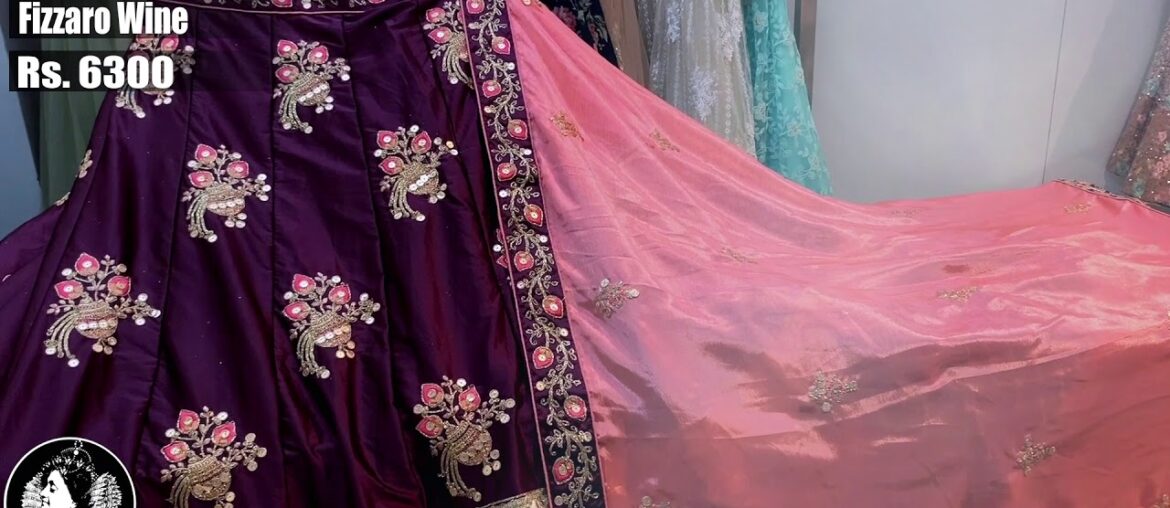 Fizaaro Wine | Pocket Friendly New Designer Lehenga in Gorgeous Wine Edition by Shasha