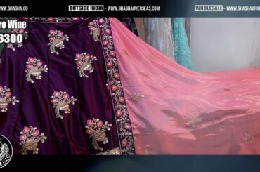 Fizaaro Wine | Pocket Friendly New Designer Lehenga in Gorgeous Wine Edition by Shasha