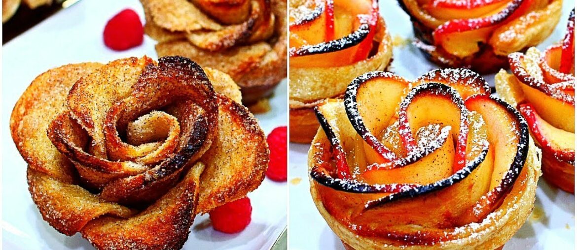 2 ROSE RECIPES – French Toast Roses & Apple Roses 2 ROSE RECIPES - French Toast Roses & Apple Roses