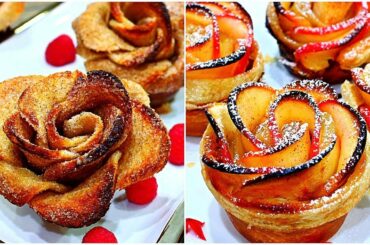 2 ROSE RECIPES - French Toast Roses & Apple Roses