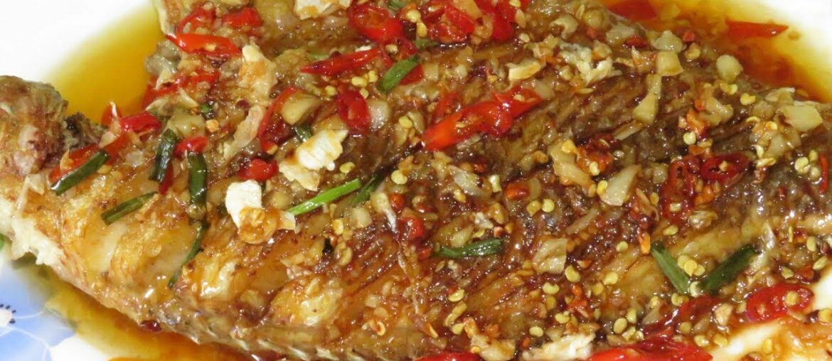 Spicy Fried Fish With Sauce Creative Recipes || Asian Food Cooking