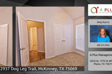 2937 Dog Leg Trail, McKinney, TX 75069