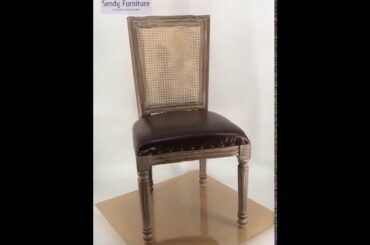 Sendy Furniture IW 118 Classical French Style Wood Dining Chair Vintage Chair