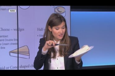 How to cut cheese and the French 'fromage' rules