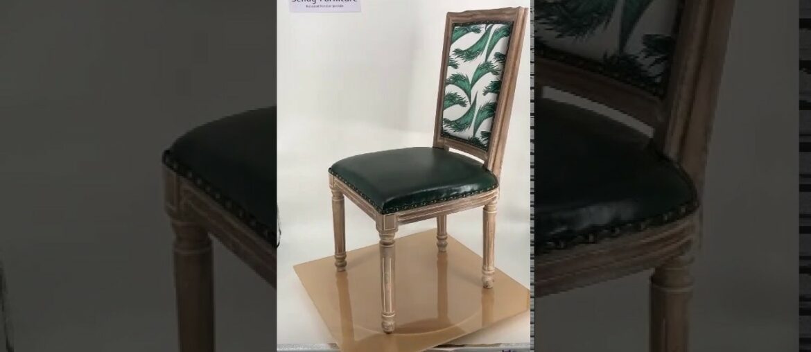 Sendy Furniture IW 128 Vintage Wood Dining Chair Classical French Style Chair