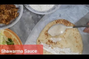 Shawarma Sauce Recipe||Tahini Sauce Recipe||White Shawarma Sauce Recipe||Shawarma white Sauce Recipe