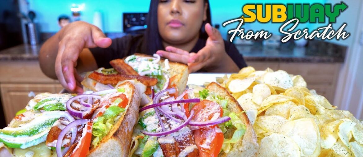 HOW TO MAKE A SANDWICH AND CHIPS FROM SCRATCH | RECIPE + MUKBANG HOW TO MAKE A SANDWICH AND CHIPS FROM SCRATCH | RECIPE + MUKBANG