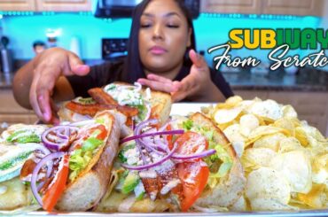 HOW TO MAKE A SANDWICH AND CHIPS FROM SCRATCH | RECIPE + MUKBANG